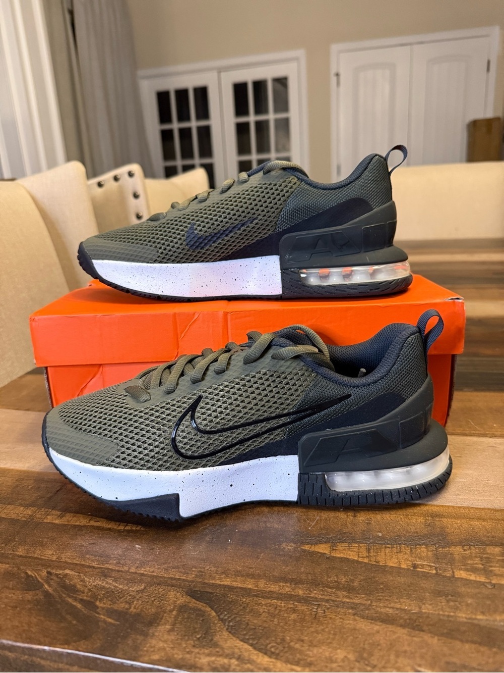 Nike Men’s Air Max 270-Style Sneakers - Olive Green/Black